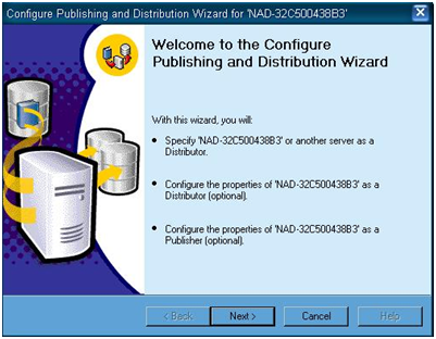 Configure Publishing and Distribution Wizard