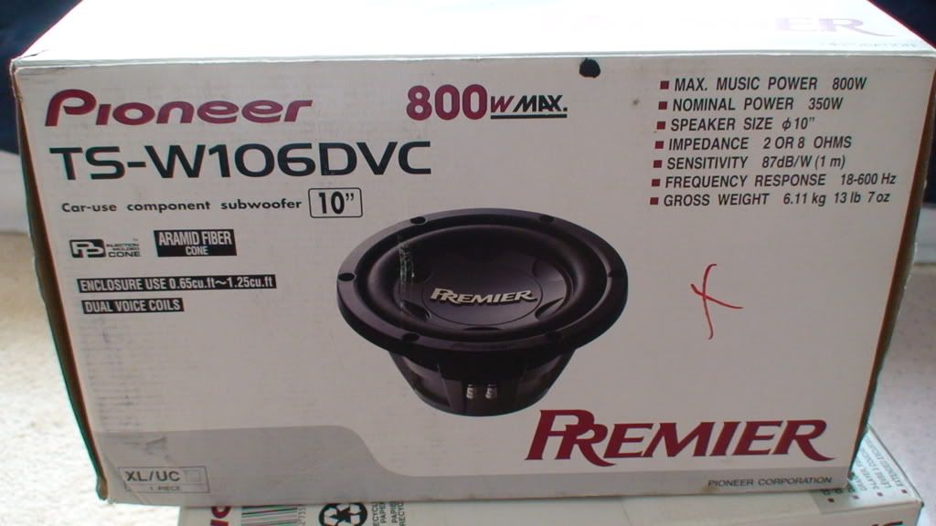 pioneer premier subwoofer for sale