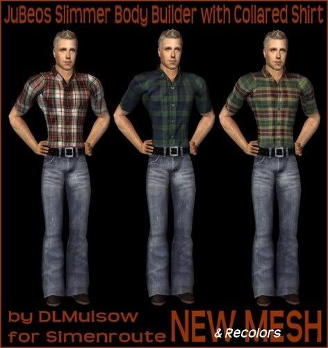 Slim Body Builder MESHES - DLMulsows Sim-Antics