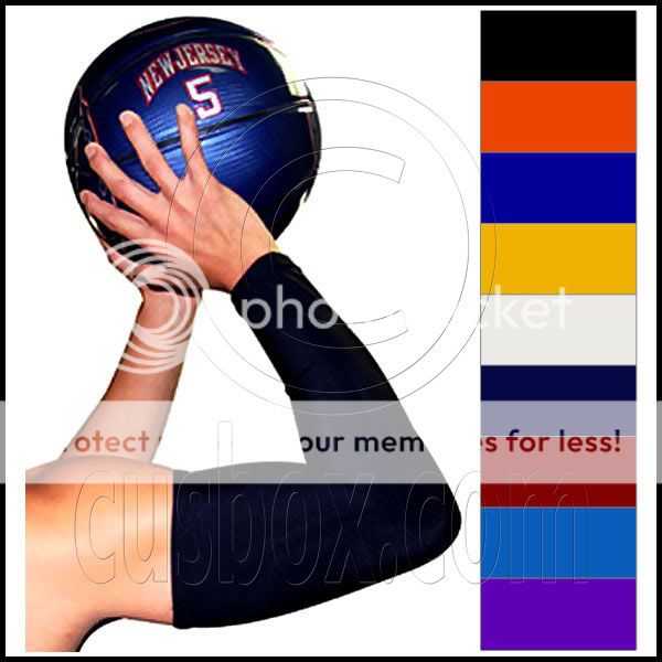 Purple Basketball Stretch Shooting Arm Sleeve Sleeves  
