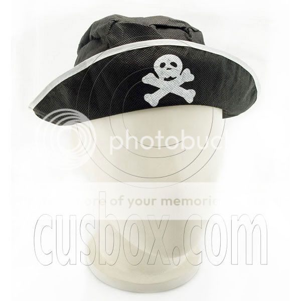 Pirate Captain Head Scarf Cap Hat Toddler Fancy Costume