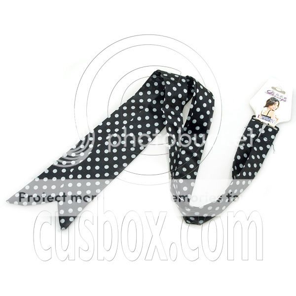 Japan Lady Butterfly New Black White Dot Neck Bra Strap  