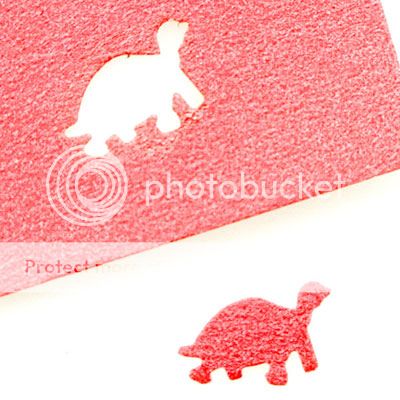 Turtle Tortoise Paper Craft Punch Scrap Booking 1 5cm