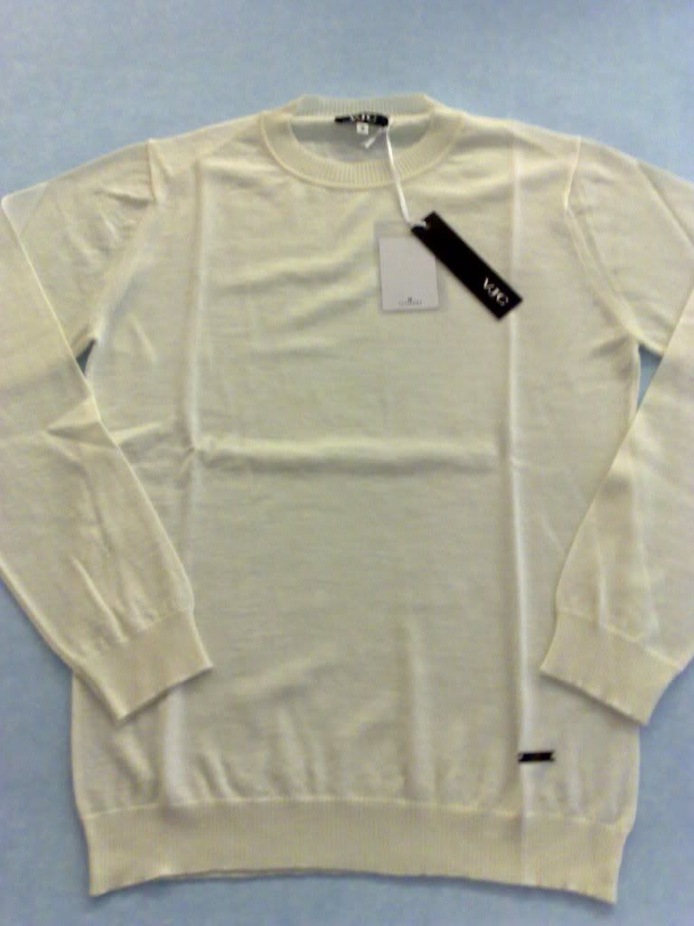 MAGLIONE VERSACE col BIANCO  COLL.AU/INV 2009/10 maglia  