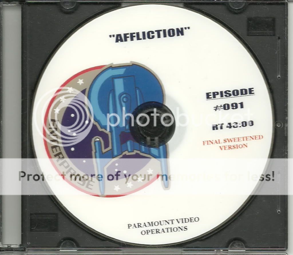   ENTERPRISE Bound ORIGINAL UPN BROADCAST AIR MASTER DVD Roddenberry