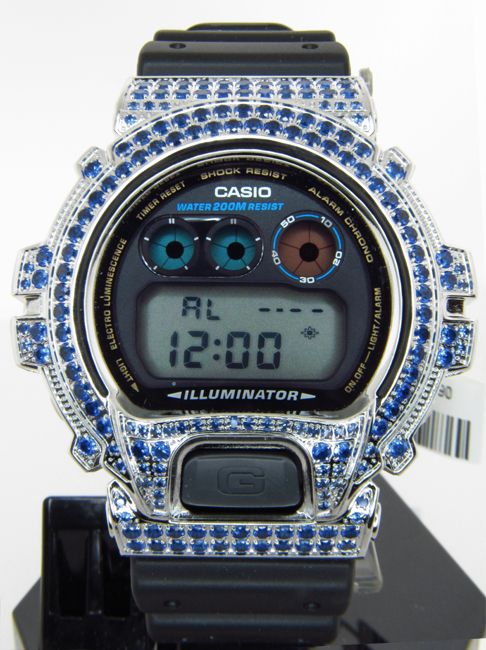 CASIO G SHOCK AMPLIFYD DOMIKNOW BLUE CZ MENS WATCH  