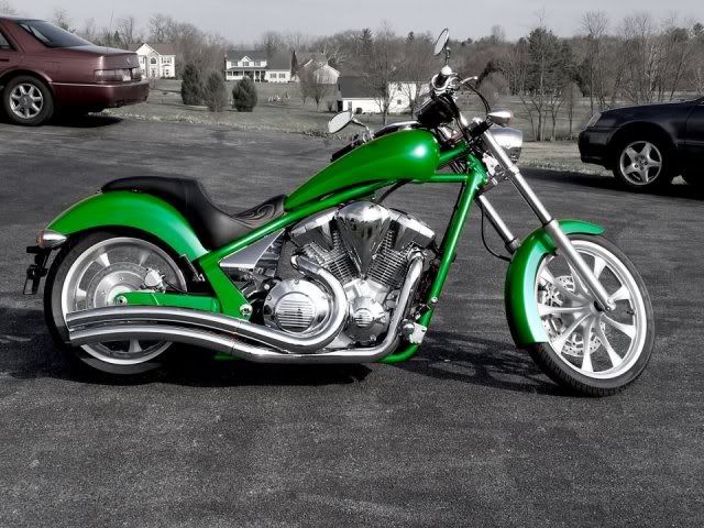 Fury In Green - Honda Fury Forums: Honda Chopper Forum