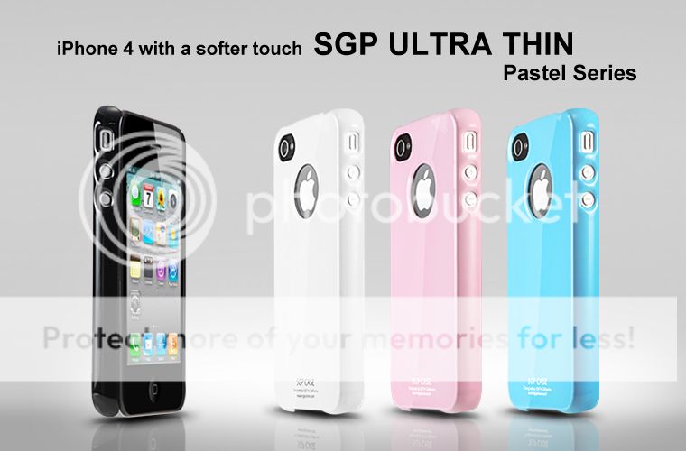 SGP iPhone 4 Case Ultra Thin Pastel Series   White  